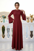 Oh Molly - Laran | Langarmige Getailleerde Maxi-jurk